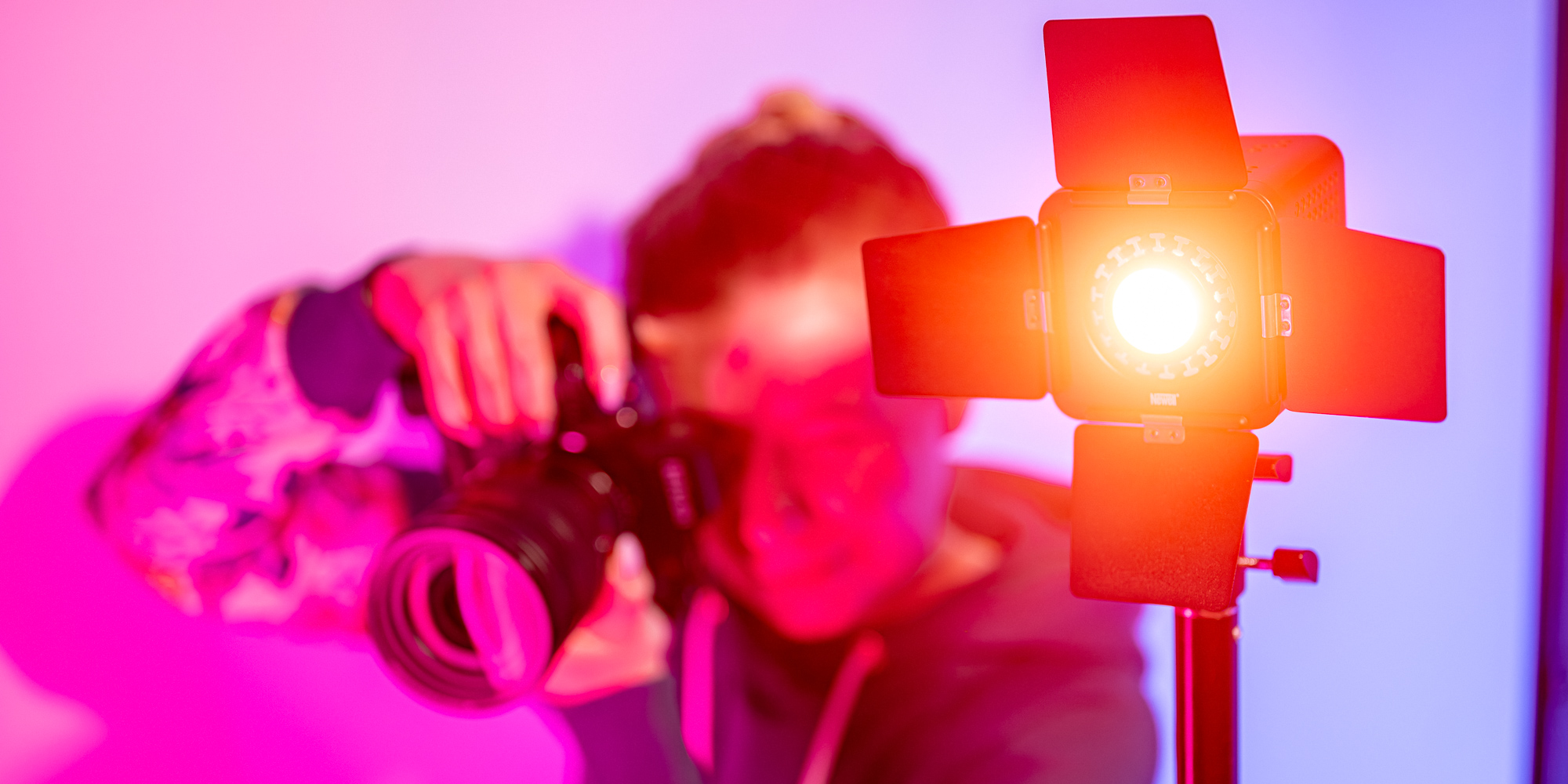 Zestaw Newell - Mini Bowens - wrota + soczewka skupiająca